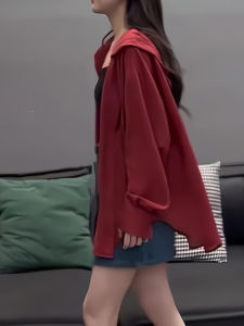 Fashionable Casual Hooded Shirt Womens Spring Summer 2025 New Arrival Elegant Beautiful Top Layered Korean Style Long Sleeve