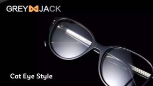 Grey Jack Kacamata Antiradiasi Blueray Model Semi Kotak Unik Fashionable Bahan TR+Acetate Bisa Minus Antiradiais Blueray Photocromic 9128