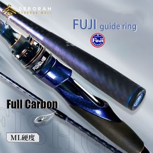 NEW  fishing rod|FUJI fishing rod | spinning/casting rod | FUJI  guide ring | ML power | Fast action|lure:4-20g/line:5-20LB | Carbon fiber | Length:1.98M/2.13M |