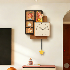 ZEDUO | Silent Decorative Mid-century Modern Clock