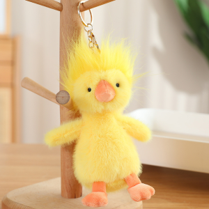 15cm Ugly and Cute Deep-fried Duck Plush Toys Cartoon Plush Stuffed Animals Pendants Room Decor Toy for Children Birthday Gifts