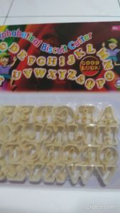 Cetakan kue huruf angka / cake fondant / Cetakan adonan huruf dan angka / SinLian acuan 183 &217