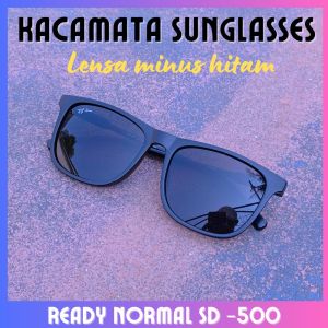 TERBARU Kacamata Minus Optik Asli Ori Pria Wanita Lensa Hitam Permanen Kaca Mata Sunglasses