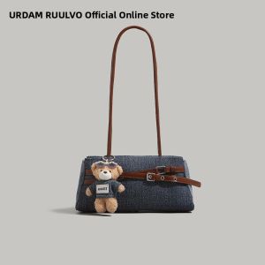 URCDN RDALVO | Stylish Versatile Denim Armpit Bag for Women