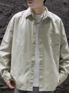 Wood soon | Japanese Casual Long Sleeve Shirt Winter Autumn