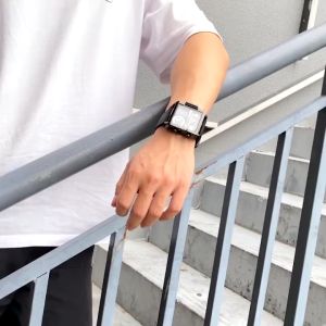 OLEVS Jam Tangan Pria Original Anti Air Tahan Kulit Analog Digital Multifungsi LED Men Watch