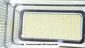 solar flood light heavy duty 20000W outdoor waterproof lamp IP68 solar lights original 1439 LED 880000mAh 800W room night street light courtyard automatic with panel remote control