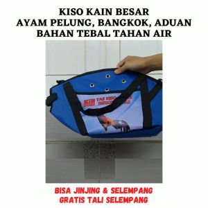 KISO KAIN PEREKAT VELCRO BAHAN KUAT TAHAN AIR GRATIS TALI SELEMPANG