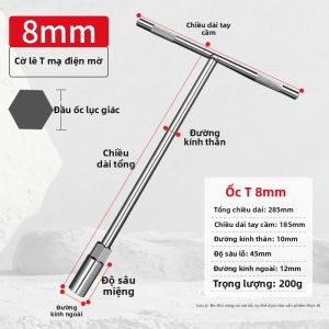 DELIXI Electric | Bộ Cờ Lê Kết Hợp Hình Lục Giác ốc Thân 10#