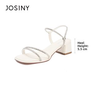 Josiny | Multi-way Rhinestone Heeled Sandals High