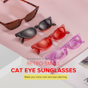 OQ BOGA 4 สไตล์ผู้หญิงแฟชั่น Cat Eye กรอบแว่นตากับแฟชั่นแฟชั่น UV400 กรอบแว่นตากันแดดหญิงกลาง กรอบแว่นตากันแดดดวงตาแว่นตากันแดด