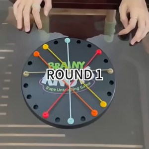 Knot Logic Training Toys Rope Untie Challenge Interesting Family Game Intelligent Toy Series Puzzle Unraveling Rope Game for Kids