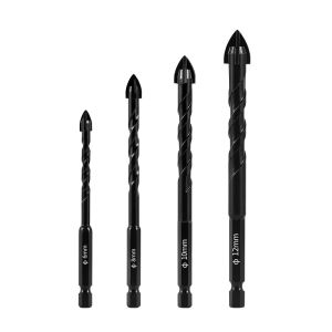 B.F. 6/8/10mm Cross Hex Tile Ceramic Drill Bits for Glass Ceramic Concrete Hole Opener