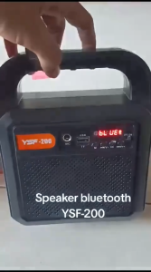 Solar Light Lampu Panel Surya + Speaker Bluetooth Radio Full Bass YSF-200 Gratis 3 Bohlam LED | Solar Lighting System Lampu Emergenchy Tenaga Matahari Panel Surya Power Bank USB TF Card AUX | Gallery Audio