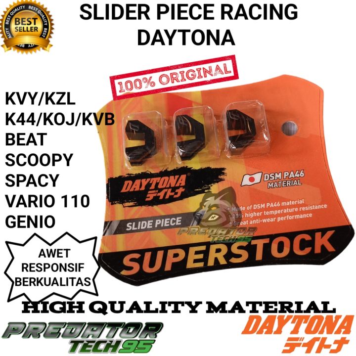SLIDER PIECE SLIDE RACING DAYTONA KVY KZL K44 KOJ BEAT SCOOPY SPACY VARIO 110 GENIO HIGH QUALITY