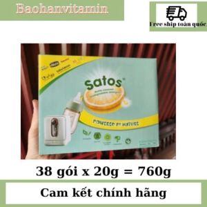 Bột rửa bình sữa Satos cho máy rửa bình sữa phiên bản nâng cấp dạng gói tiện lợi 760g