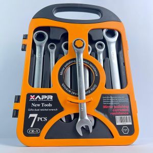 TEKIRO rachet ringpas APR JAPAN AP 68 kunci set ring pas 7pc koper 8mm - 19mm lebih kuat dari tekiro