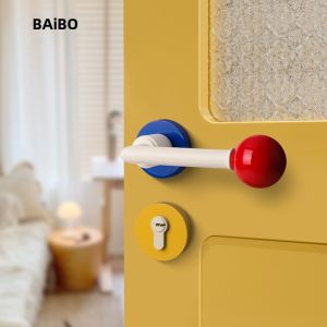 BAIBO | Quiet Magnetic French Style Colored Childrens Bedroom Door Lock