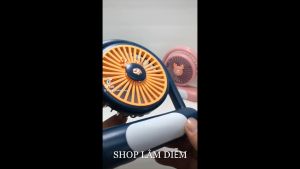 QUẠT SẠC MINI ĐỂ BÀN CÓ ĐÈN LED SIÊU MÁT 5601