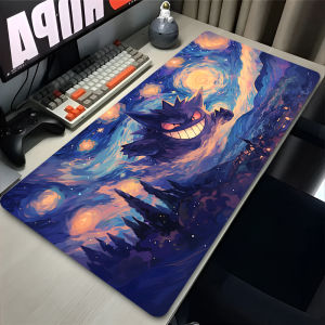 Bandai | Mouse Pad G-gengar Computer Laptop Anime Keyboard Mouse Mat P-pokemon Large Mousepad Keyboards Gamers Art Decoracion Desk Mat