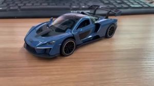 1/32 Scale Senna Alloy Cars Models Diecasts Metal Toys Vehicles Model Simulation Sound And Light Collection Kids Birthday Gifts