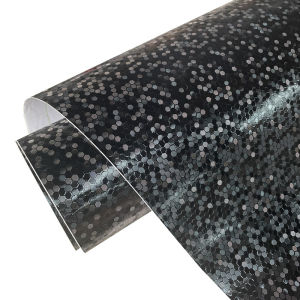 Premium 3D Black Honeycomb Textured Vinyl Wrap Roll Self Adhesive Vehicle Car Decal Wrapping