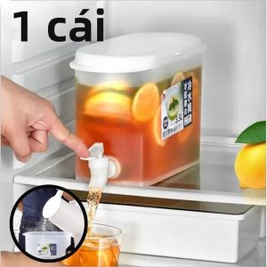 Bình Đựng Nước Lạnh 3.5L Có Vòi Thân Thiện Với Môi Trường Dụng Cụ Đựng Nước Giải Khát Nước Chanh Nước Ép Bình Đựng Nước Tủ Lạnh Cho Nhà Bếp