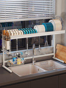 Dish Drying Storage Rack Adjustable