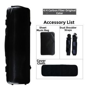 KYLIESMAN | Anti-Pressure Waterproof Carbon Fiber Violin Case 4/4