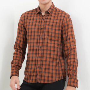 Kemeja Pria Cardinal jeans brown