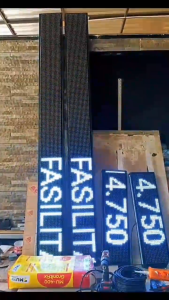 Paket Lengkap Running Text P10 SMD White 3PCS | Power Supply 200W | Controller W2