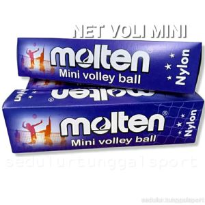 Jaring Net Voli Mini Molten Murah Net Bola Spon Bola Plastik Murah Berkualitas Net Mini Ukuran Anak SD