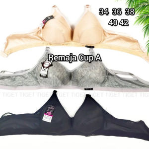 3 PCS BH BRA Sport Wanita Cewek Remaja Dewasa Kurus Tanpa Kawat Busa Tipis SIZE 34 36 38 MURAH RR