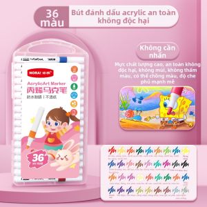 Nora | Bút Dùng cho Trẻ Em Vẽ Nghệ Thuật DIY và Graffiti Chống Thấm Nước Không Phai Có Thể Đặt chồng