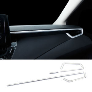 For Toyota Corolla E210 2019 2020 2021 2022 2023 2024 2025 Hybrid ABS Car Dashboard Central Control Trim Strip Sticker Cover