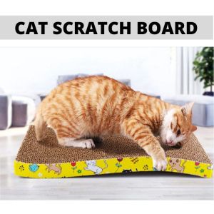 Cat Scratch Board Scraper Claw Grinder Corrugated Cardboard Scratching Pads