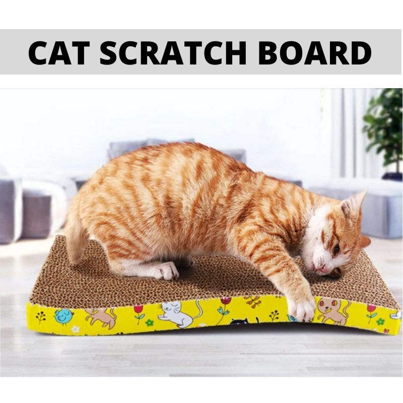 Cat Scratch Board Scraper Claw Grinder Corrugated Cardboard Scratching Pads