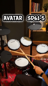 กลองไฟฟ้า Avatar SD61-5 กลองไฟฟ้าตัวโชว์หน้าร้าน สภาพใหม่ พร้อมใช้งาน รับประกัน 1 ปี