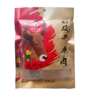 Zang Family a Brother Dried Beef Snack 80g Specialty Product Sichuan Province Non-Mongolia Dried Meat Snacks Beef Category
