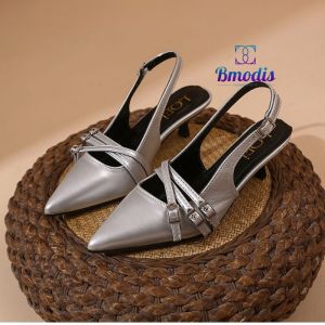 1115 Heels Wanita Fashion Sepatu Pesta Modis Bisa COD (With Box)
