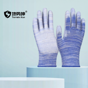 Terrain Kun | Working Anti-static Dust-proof Breathable Thin Coated Palm Gloves Small Size