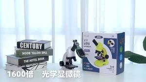 Microscope Kit Laboratory Biological High-Power Microscope Toy For Childrens Home School Science Experiment Gifts