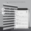 180cm/170cm/160cm/150cm/140cm/120cm/90cm Curtain Blinds for Windows Korean Blinds Venetians Duo Roller Blinds COD. 