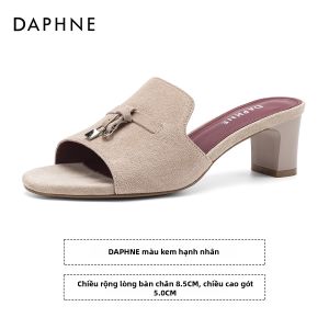 Daphne | Dép Mũi Cá Gót Cao Đeo Thoải Mái