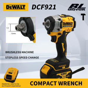 DeWalt | Dewalt DCF921 Wireless Brushless Impact Wrench 406N.m Electric Car Repair Home Maintenance Brand Tool