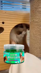 No stray cat dogs in 10 years dog / cat repellent Smell effect covers 10000 M cat repellent penghalau kucing gel 1 box penghalau kucing  Safe herbal formula No harm to pets halau kucing can be used indoors and outdoors 驱猫膏 驱猫神器 dog repellent