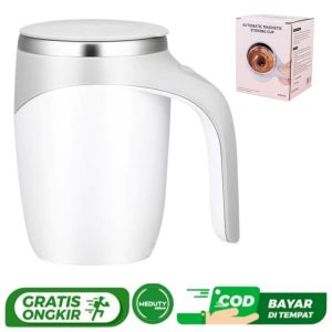 Cangkir Mug Stainless 304 Aduk Sendiri Otomatis Automatic Self Stirring Cup 380ml