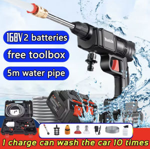 Pressure Washer High Portable Washing Machine Cordless Power Spray Agriculture Water Gun Car Wash Water Gun 40000kpa Water Pressure Wireless Washing Lithium Battery 6 Car Washing Modes