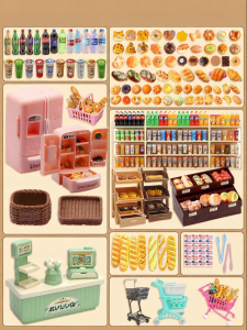 Mini Simulation Mini Market Shelf Toy