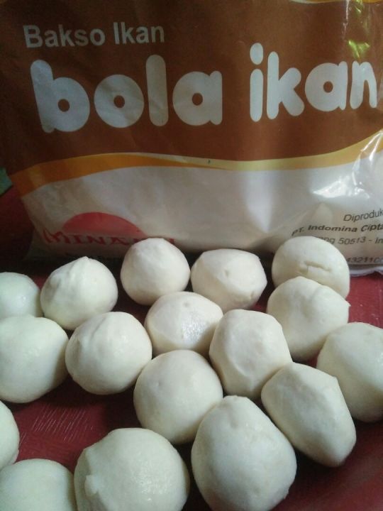 bola ikan minaku 300gr bakso ikan frozen food halal